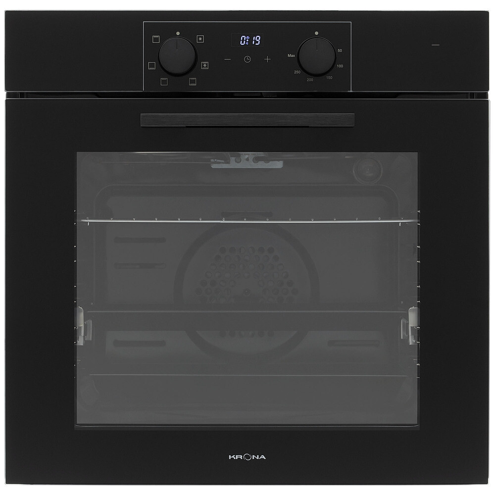 

Духовой шкаф электрический встраиваемый Krona Vollmond opti 60 BL-Bl 595 мм черный (КА-00009437)