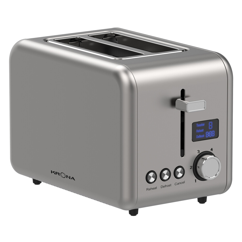 

Тостер Krona Digitaler Inox KRTO02 нержавеющая сталь