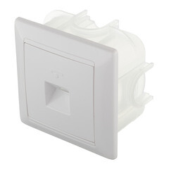 Розетка телефонная Svet встраиваемая белая RJ11 (SV1001-0040) - фото 5
