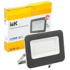 Прожектор светодиодный IEK СДО 07-50 6500К 50 Вт IP65 серый - фото 2