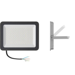 Прожектор светодиодный IEK СДО 07-200 6500К 200 Вт IP65 серый - фото 5