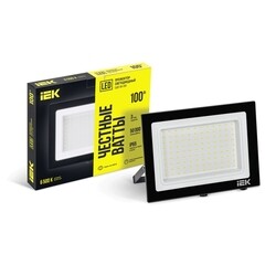 Прожектор светодиодный IEK СДО 06-100 6500К 100 Вт IP65 черный - фото 3