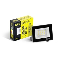Прожектор светодиодный IEK СДО 06-10 4000К 10 Вт IP65 черный - фото 2