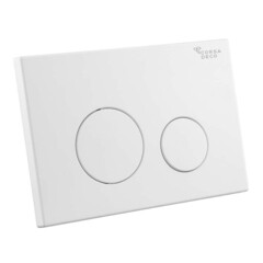 Комплект инсталляции Corsa Deco CX с унитазом Corsa Deco DX Rimless с кнопкой белой и сиденьем дюропласт микролифт - фото 17