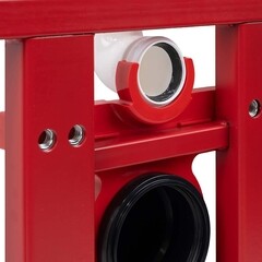 Комплект инсталляции Corsa Deco CX с унитазом Corsa Deco DX Rimless с кнопкой белой и сиденьем дюропласт микролифт - фото 14