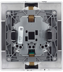 Розетка Legrand Etika встраиваемая антрацит со шторками (672633) - фото 3