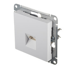 Розетка телефонная Systeme Electric AtlasDesign встраиваемая белая RJ11 (ATN000181) - фото 4