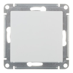 Изображение товара Переключатель Systeme Electric AtlasDesign Aqua одноклавишный встраиваемый белый (ATN440161)