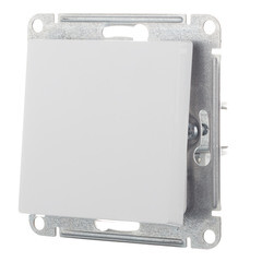 Переключатель Systeme Electric AtlasDesign Aqua одноклавишный встраиваемый белый (ATN440161) - фото 5