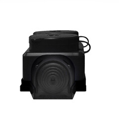 Розетка штепсельная UNIVersal четверная с заземлением IP44 черная - фото 7