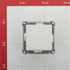 Переключатель Systeme Electric AtlasDesign Aqua одноклавишный встраиваемый белый (ATN440161) - фото 2