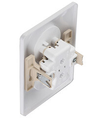 Розетка Systeme Electric Glossa встраиваемая белая (GSL000120) - фото 5