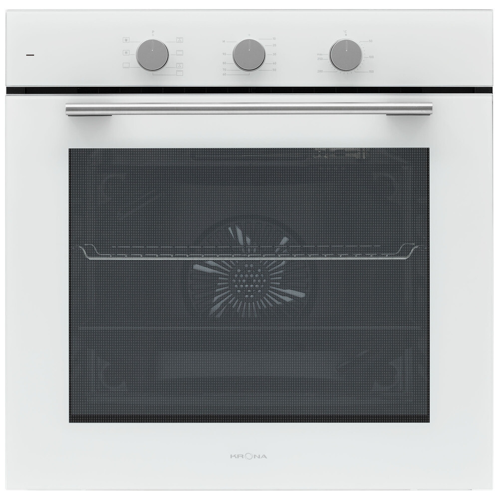 

Духовой шкаф электрический встраиваемый Krona Element Plus 60 WH 595 мм белый (КА-00008298)
