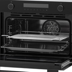 Духовой шкаф электрический встраиваемый Krona Ratsel 45 BL-BL 595 мм черный - фото 9