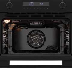 Духовой шкаф электрический встраиваемый Krona Ratsel 45 BL-BL 595 мм черный - фото 10