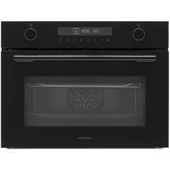 Духовой шкаф электрический встраиваемый Krona Ratsel 45 BL-BL 595 мм черный
