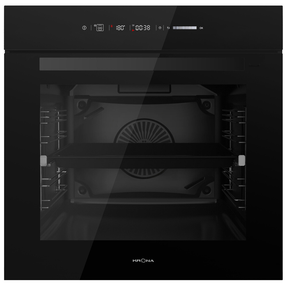 

Духовой шкаф электрический встраиваемый Krona Infinitum max 60 BL/BL 595 мм черный (КА-00007442)