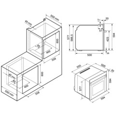 Духовой шкаф электрический встраиваемый Krona Essenza 60 WH G2 594 мм белый - фото 14