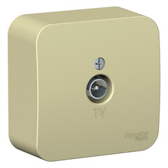 Изображение товара Розетка телевизионная Systeme Electric Blanca накладная бежевая (BLNTA000017)