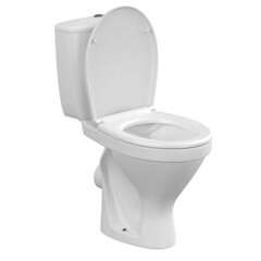 Унитаз-компакт сорт Коммерческий Модель 04 с горизонтальным выпуском с сиденьем полипропилен белый (64884) - фото 7