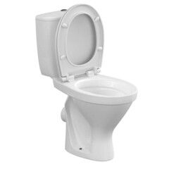 Унитаз-компакт сорт Коммерческий Модель 04 с горизонтальным выпуском с сиденьем полипропилен белый (64884) - фото 6