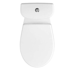 Унитаз-компакт сорт Коммерческий Модель 04 с горизонтальным выпуском с сиденьем полипропилен белый (64884) - фото 3