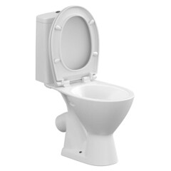 Унитаз-компакт сорт Коммерческий Модель 05 с косым выпуском с сиденьем полипропилен белый (64885) - фото 10