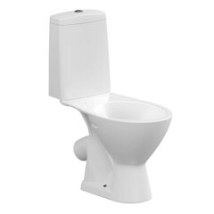 Унитаз-компакт сорт Коммерческий Модель 05 с косым выпуском с сиденьем полипропилен белый (64885) - фото 9