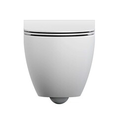 Унитаз подвесной сорт Коммерческий Модель 01 безободковый белый с сиденьем дюропласт микролифт (68366) - фото 2