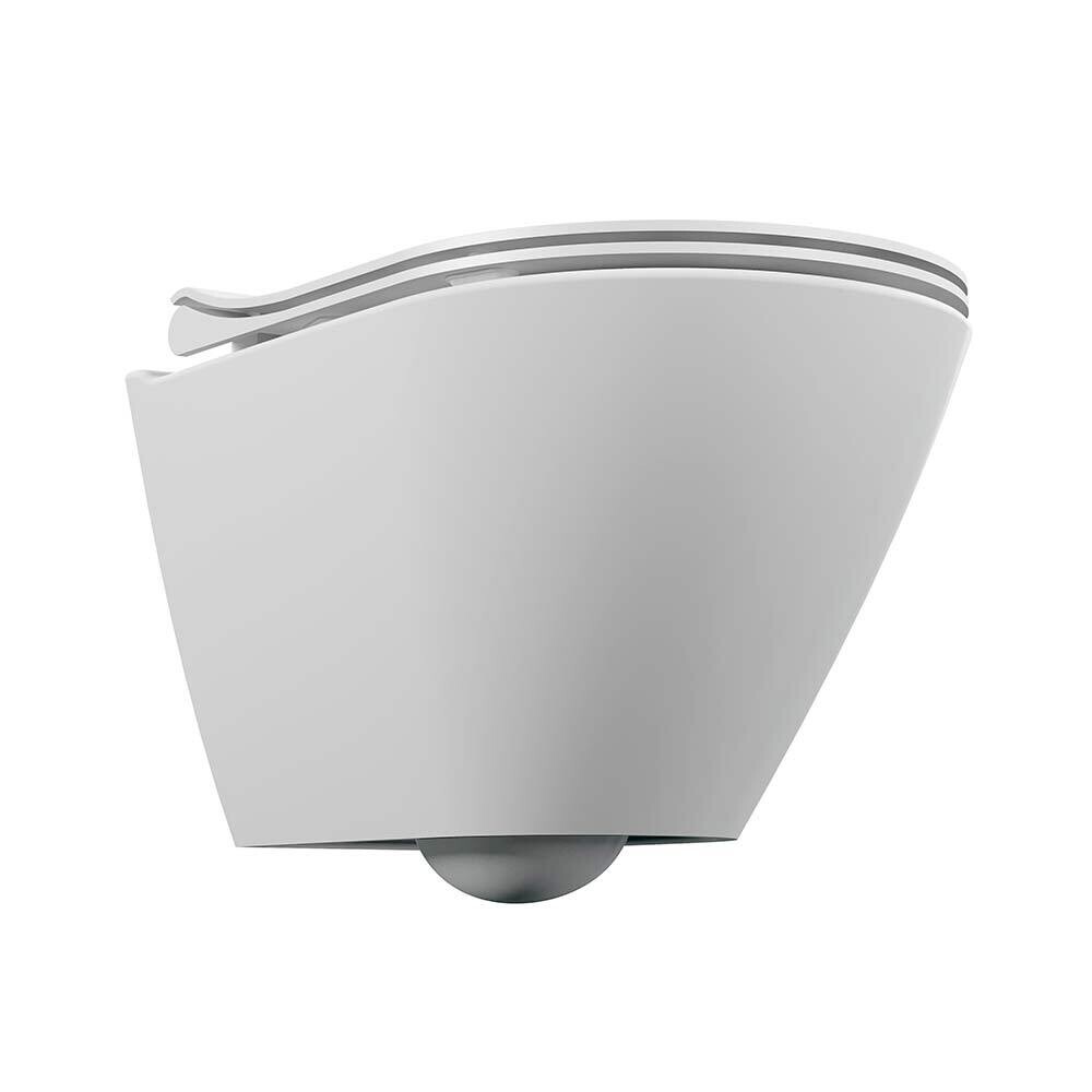 

Унитаз подвесной сорт Коммерческий Модель 02 безободковый белый с сиденьем дюропласт микролифт (68367)