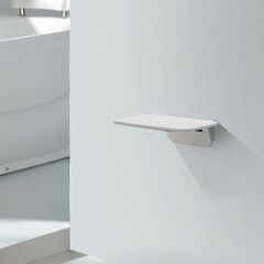 Сиденье для душа WasserKraft полипропилен белое (SS401) - фото 5