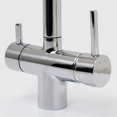 Смеситель для кухни WasserKraft хром с поворотным изливом с подключением к фильтру однорычажный (A8317) - фото 4