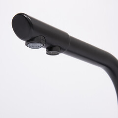 Смеситель для кухни WasserKraft черный с поворотным изливом с подключением к фильтру однорычажный (A8367) - фото 4