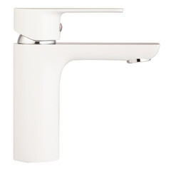 Смеситель для раковины Lavelly White Modern однорычажный хром/белый (623750) - фото 10