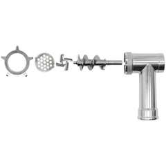 Мясорубка электрическая Krona Wolf Black 1000W черная/нержавеющая сталь - фото 5