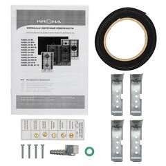 Варочная панель газовая Krona Hagel 90 BL W FC 5 конфорок черная - фото 2