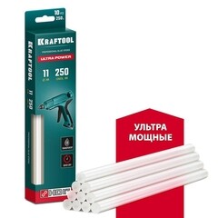 Изображение товара Стержни клеевые Kraftool Ultra Power 11х250 мм прозрачные 250 г (10 шт.)