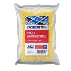 Губка для удаления эпоксидной затирки Plitonit 170х100х47 мм целлюлоза