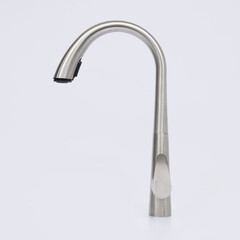 Смеситель для кухни WasserKraft нержавеющая сталь с вытяжной лейкой однорычажный (A8617) - фото 6