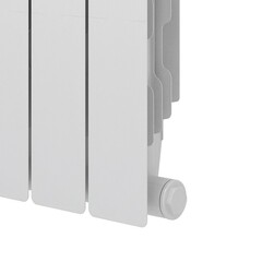 Радиатор биметаллический Royal Thermo Revolution B 500 мм 12 секций 1" боковое подключение белый - фото 3