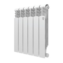 Радиатор биметаллический Royal Thermo Revolution B 500 мм 6 секций 1" боковое подключение белый - фото 1