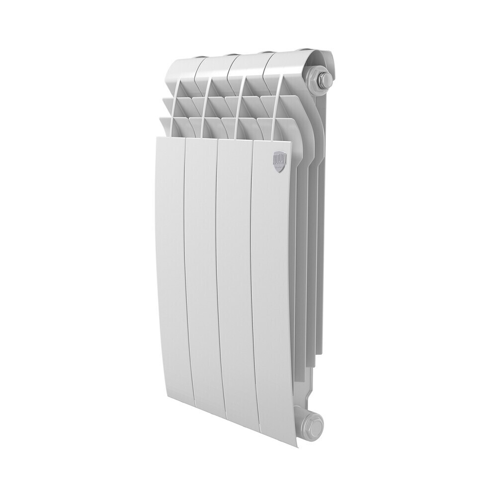 Изображение товара Радиатор биметаллический Royal Thermo BiLiner B 500 мм 4 секции 1" боковое подключение белый