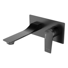 Смеситель для раковины встраиваемый WasserKraft Wiese однорычажный оружейная сталь (8430)