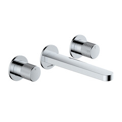 Смеситель для раковины встраиваемый WasserKraft Mosel двухвентильный хром (4645)