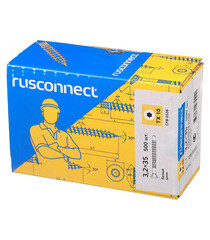 Саморезы для массивной доски 35x3,2 мм оцинкованные (500 шт.) - фото 3