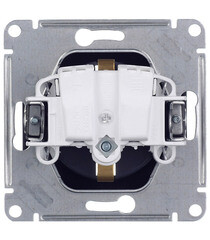 Розетка Systeme Electric Glossa встраиваемая антрацит со шторками (GSL000745) - фото 4