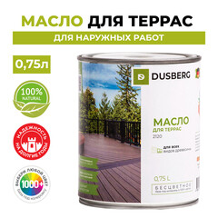 Масло Dusberg для террас бесцветное 0,75 л - фото 7