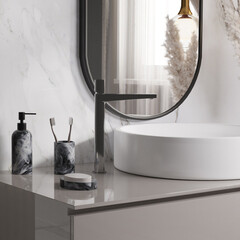 Смеситель для раковины WasserKraft Naab однорычажный хром (8603H) - фото 3