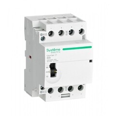 Изображение товара Контактор модульный Systeme Electric City9 Set 230 В 63 А тип AC 4НО с ручным управлением (SE C9C32463)