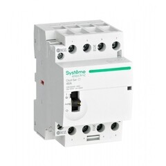 Изображение товара Контактор модульный Systeme Electric City9 Set 230 В 40 А тип AC 4НО с ручным управлением (SE C9C32440)